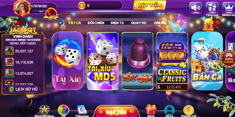 Giới Thiệu 68gamebai - Đỉnh Cao Trong Lĩnh Vực Giải Trí 2 Giao diện cổng game Game Bài 68 được đánh giá cao về tính hiện đại